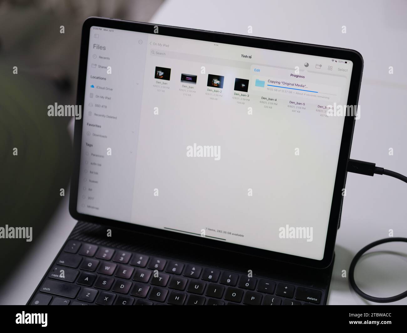 IPad Pro M1 Stockfoto