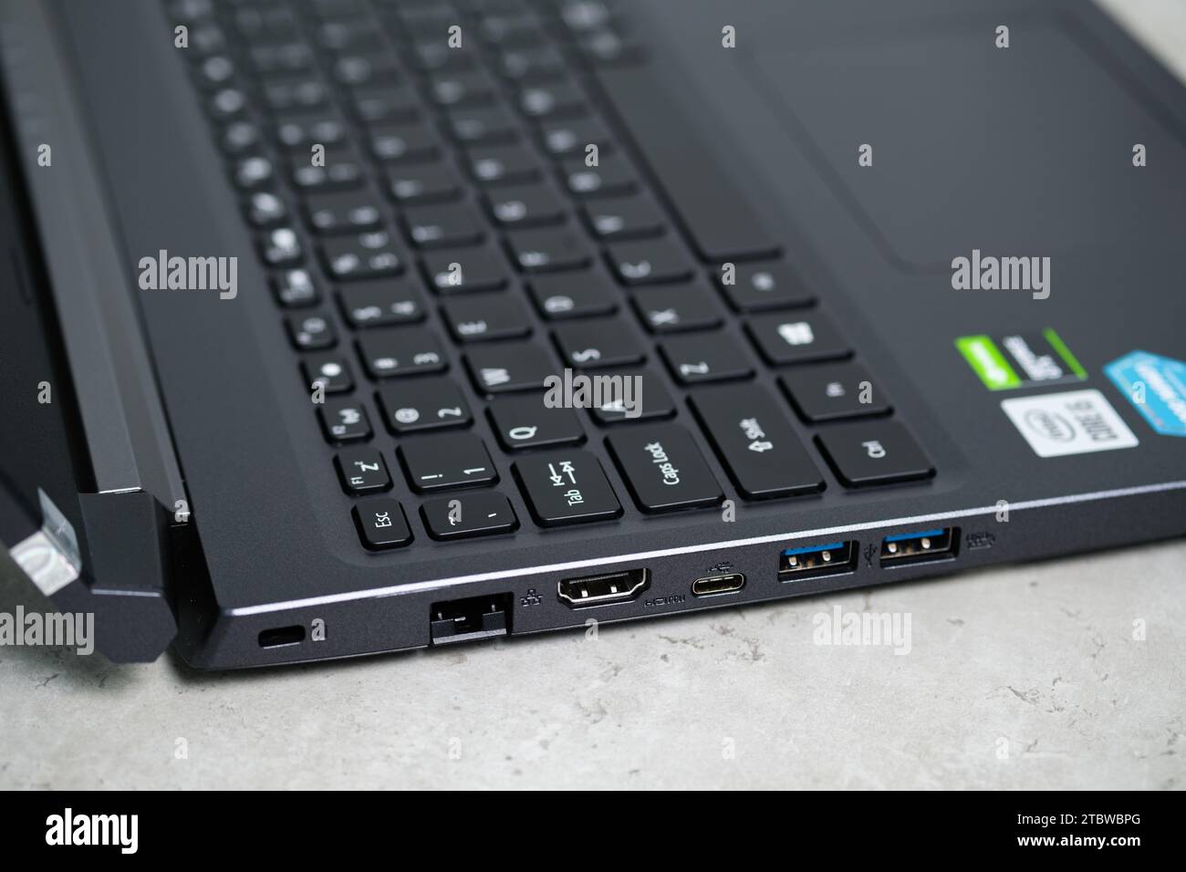 HCMC, VN - Dez. 2023. Acer Aspire 3 Laptop Stockfoto