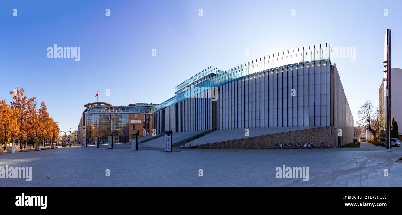 Ein Bild des Zentrums für die Begegnung der Kulturen in Lublin Stockfoto