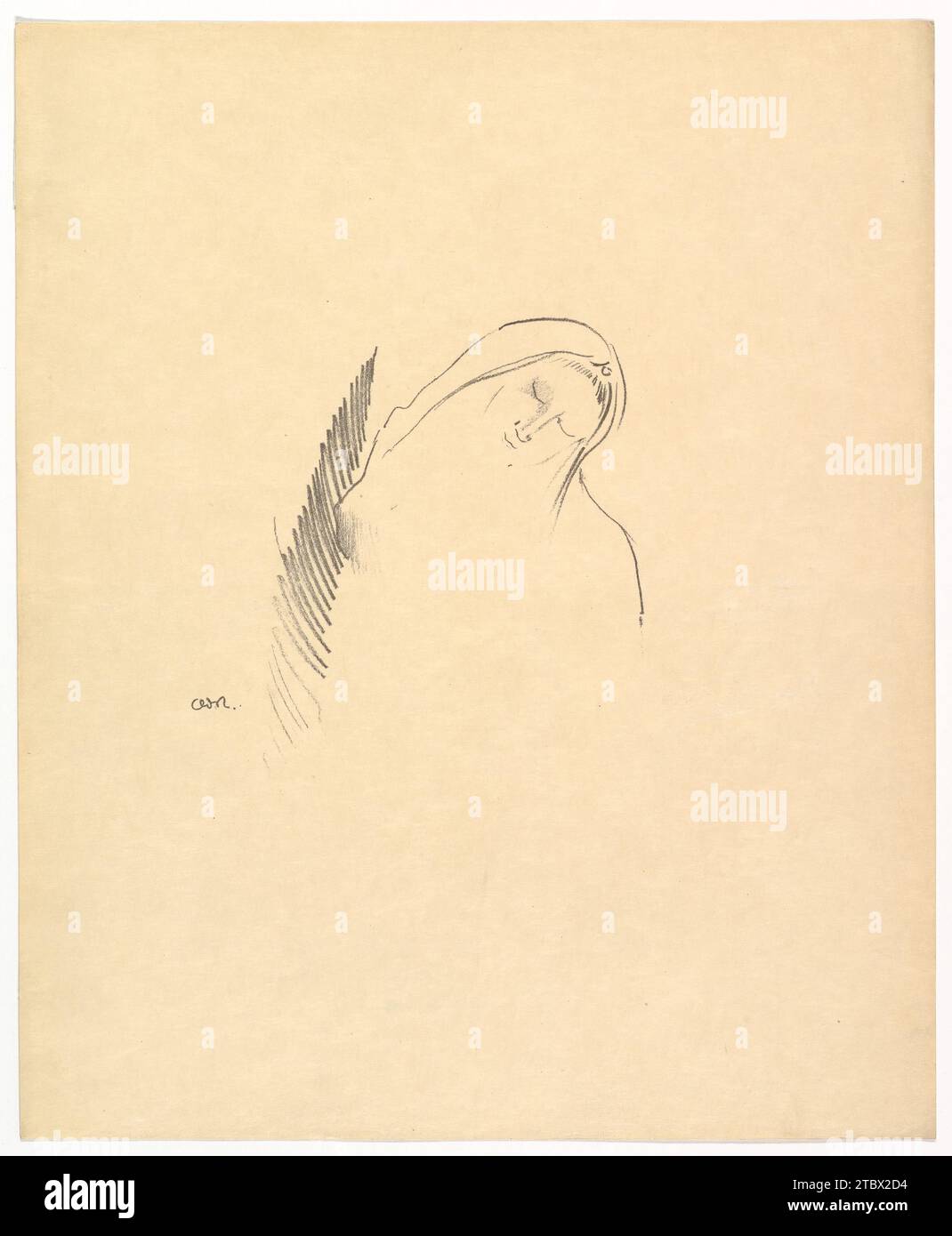 Sleep 1928 von Odilon Redon Stockfoto