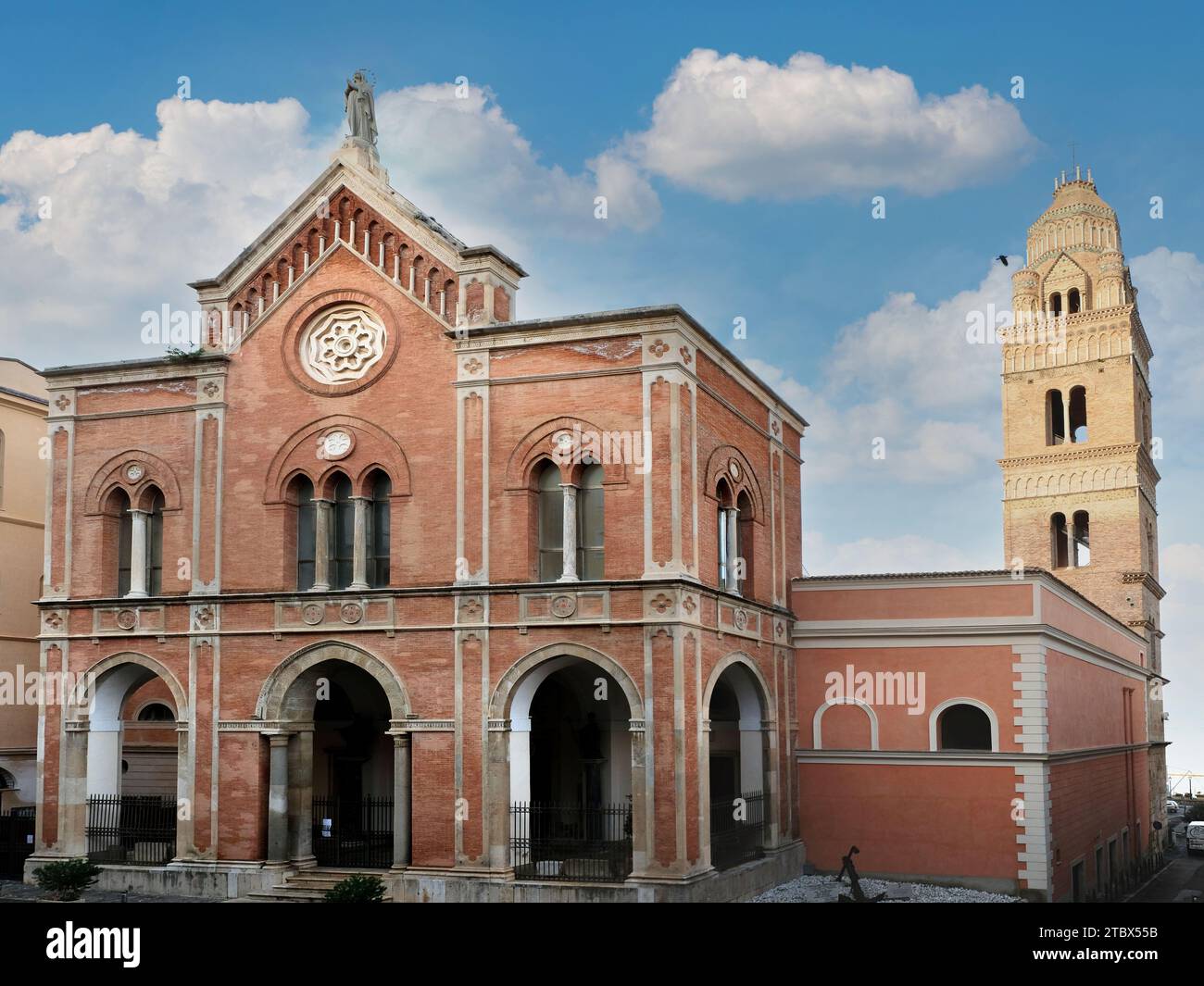 Gaeta Italien. Basilika Kathedrale Santa Maria Assunta in Cielo (Santa Maria Aufstieg im Himmel). Stockfoto