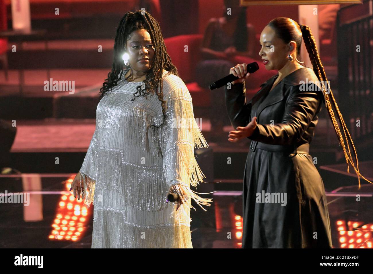 Emely Myles und Joy Denalane im Finale der 13. Staffel der Castingshow