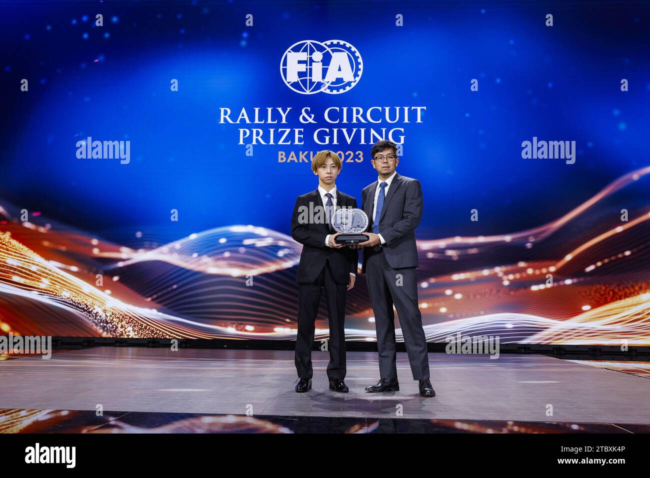 OGAWA Sota, von der FIA zertifizierte japanische Meisterschaft in der Formula Region, Porträt während der Preisverleihung der FIA Rally & Circuit 2023 in Baky am 9. Dezember 2023 im Baku Convention Center in Baku, Aserbaidschan Stockfoto