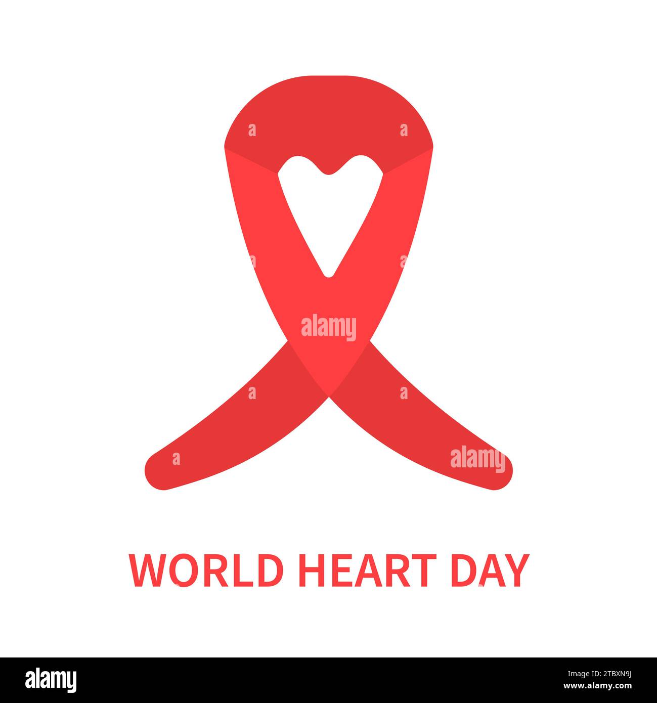 Weltherztag, konzeptionelle Illustration Stockfoto