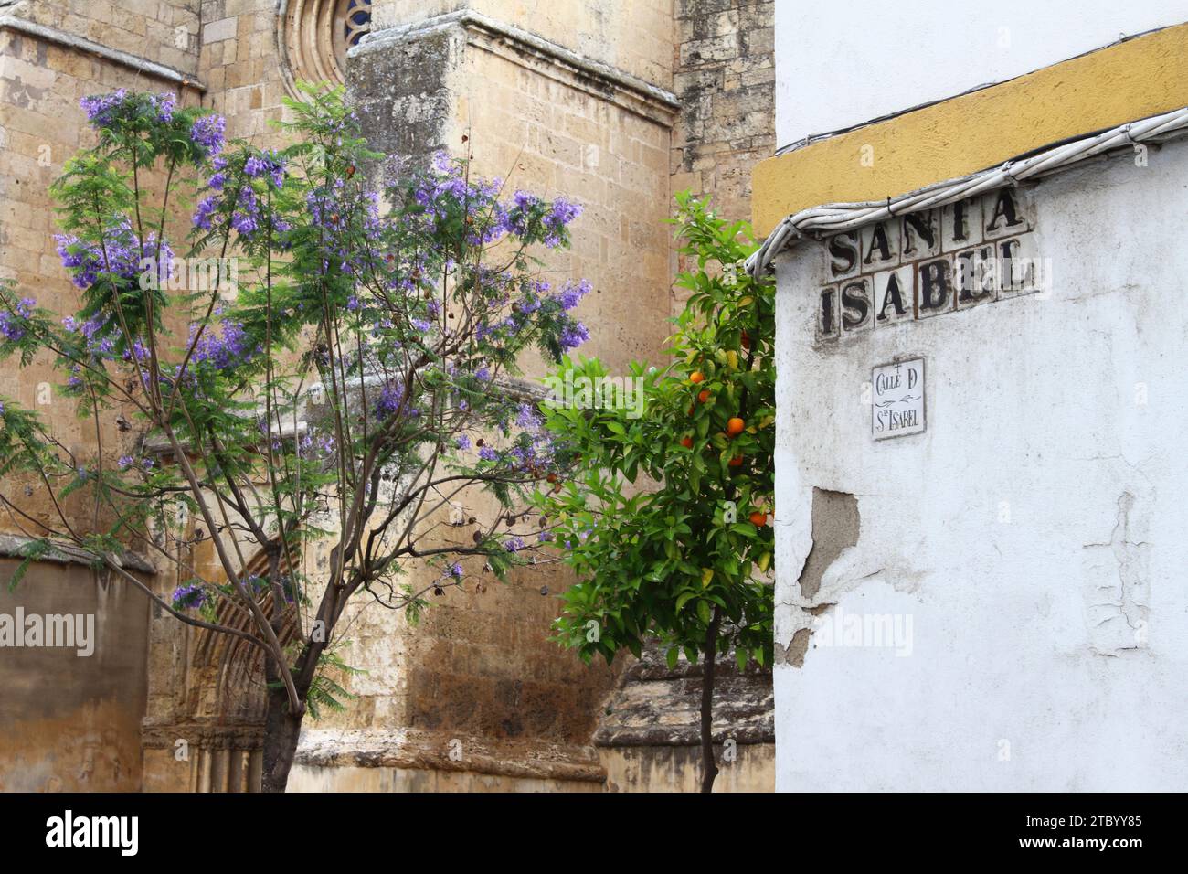 Kloster Santa Isabel de los Ángeles und Umgebung, Cordoba, Spanien Stockfoto