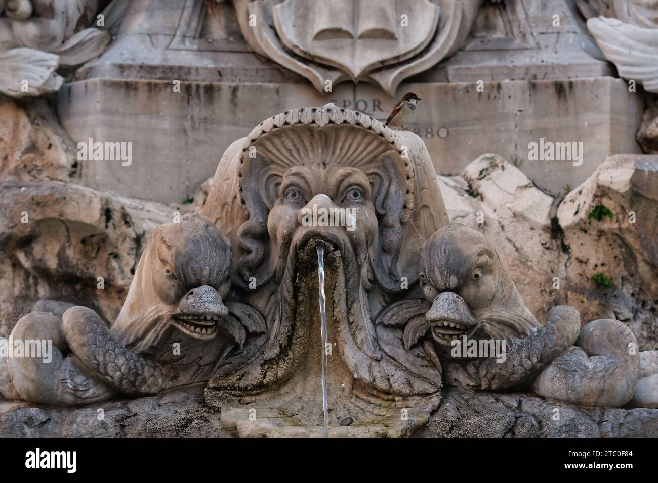 Fontana del Pantheon Stockfoto