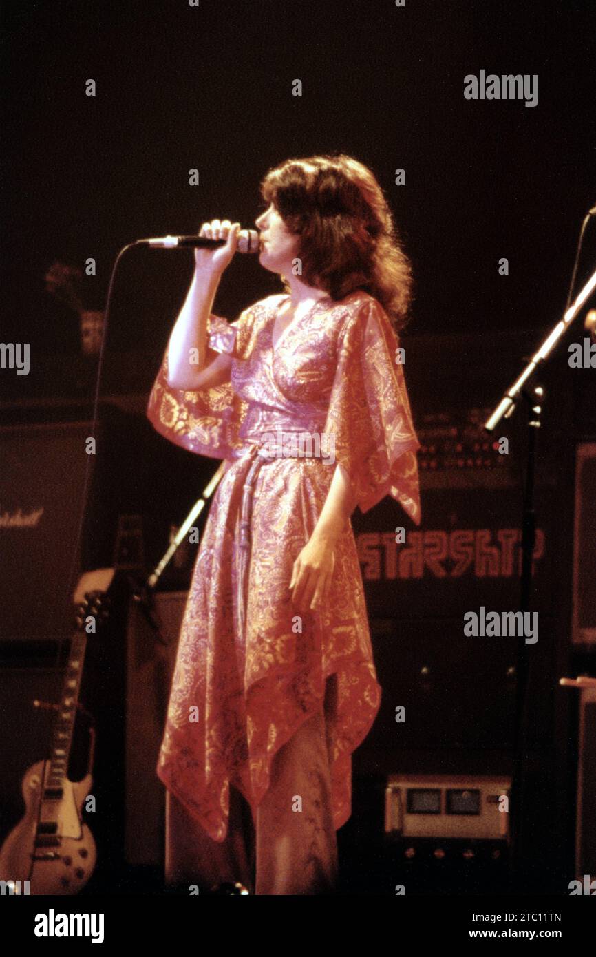 Grace Slick, Music Hall, Boston, 20. Mai 1978. Stockfoto