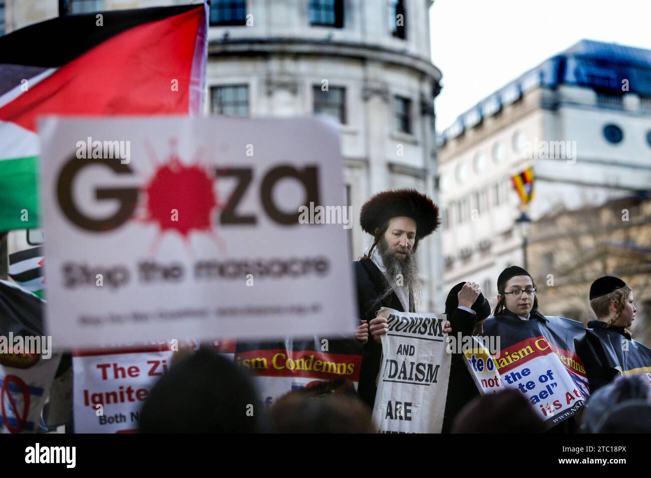 Mitglieder von Neturei Karta, einer antizionistischen Sekte der