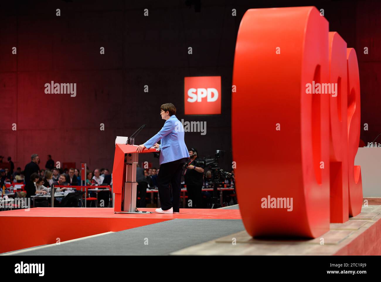 Berlin, Deutschland. Dezember 2023. Saskia Esken, Vorsitzende der SPD