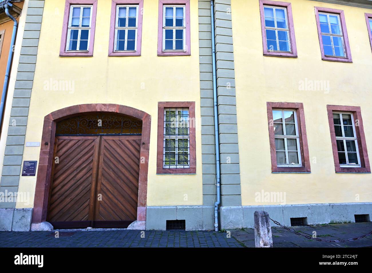 Goethe-Nationalmuseum in Weimar, Thüringen, Deutschland Stockfoto