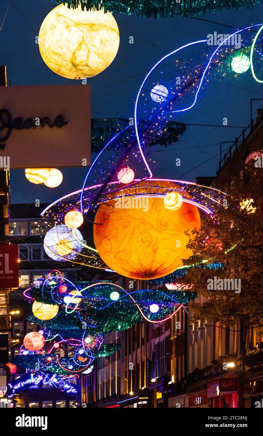 Carnaby Street Christmas Lights 2023 Stockfoto