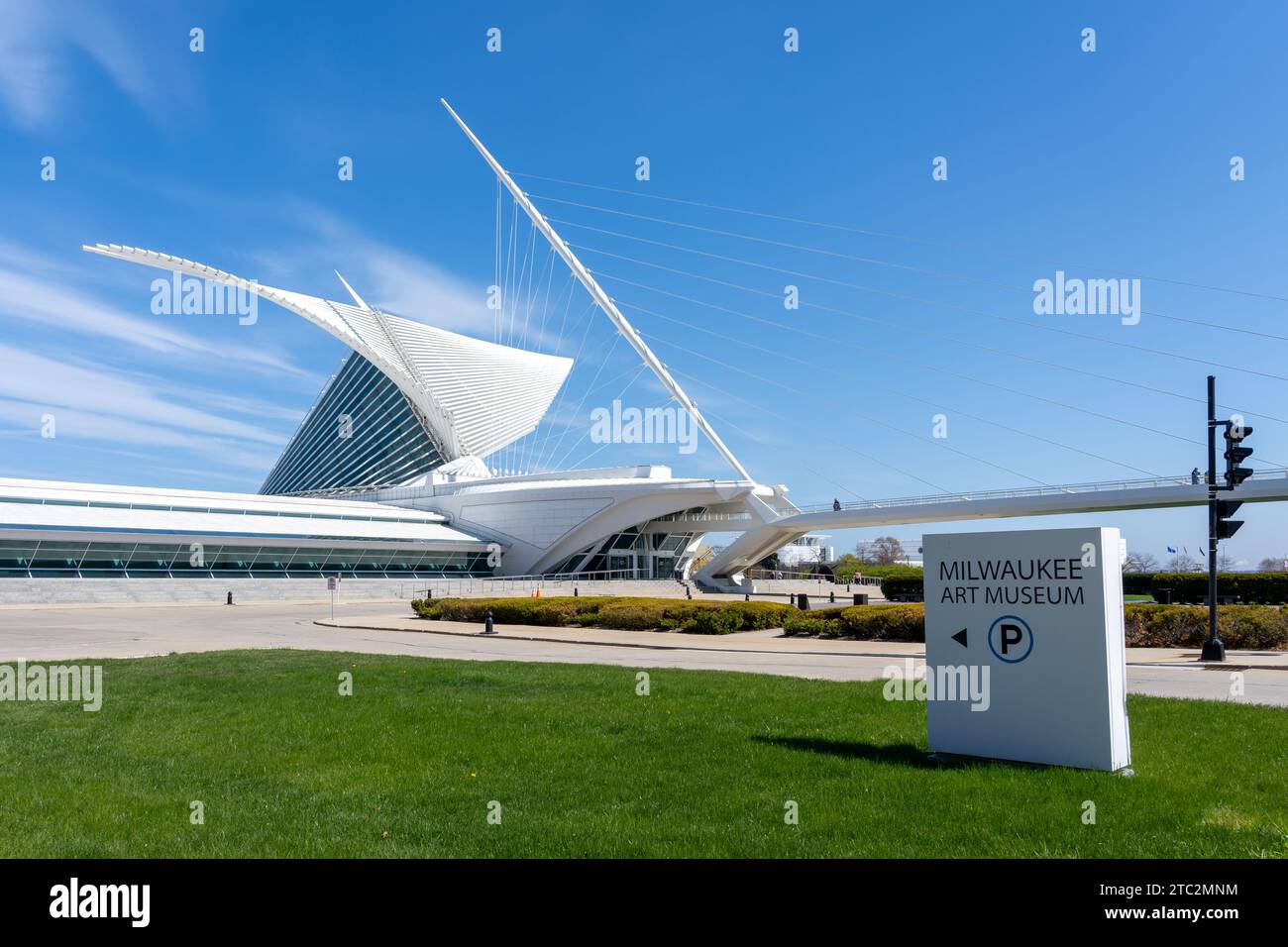 Das Milwaukee Art Museum in Milwaukee, Wisconsin, USA Stockfoto