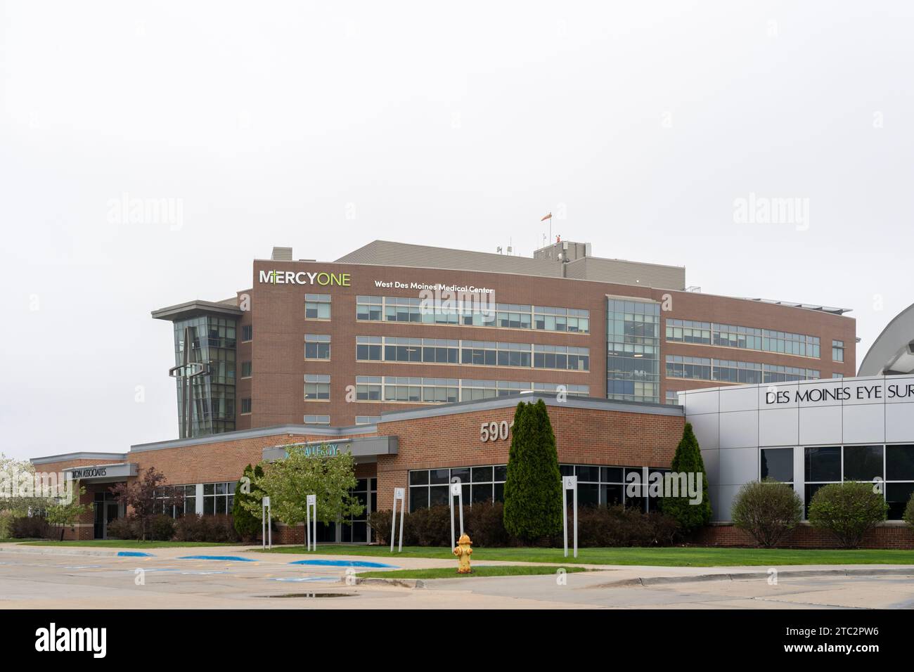 MercyOne des Moines Medical Center in des Moines, Iowa, USA Stockfoto
