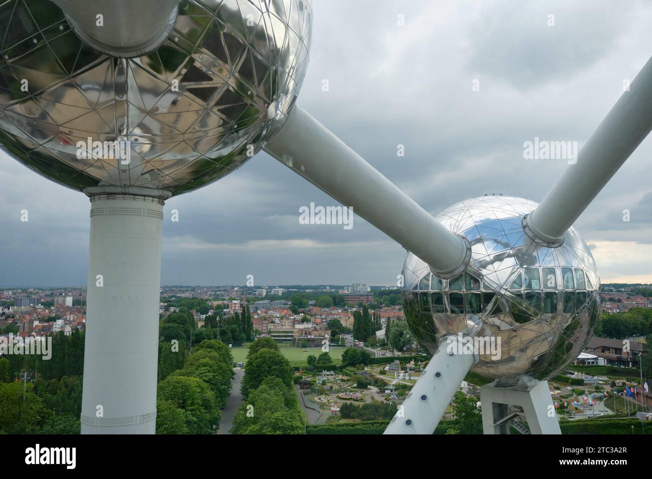 Atomium Brüssel Belgien Stockfoto