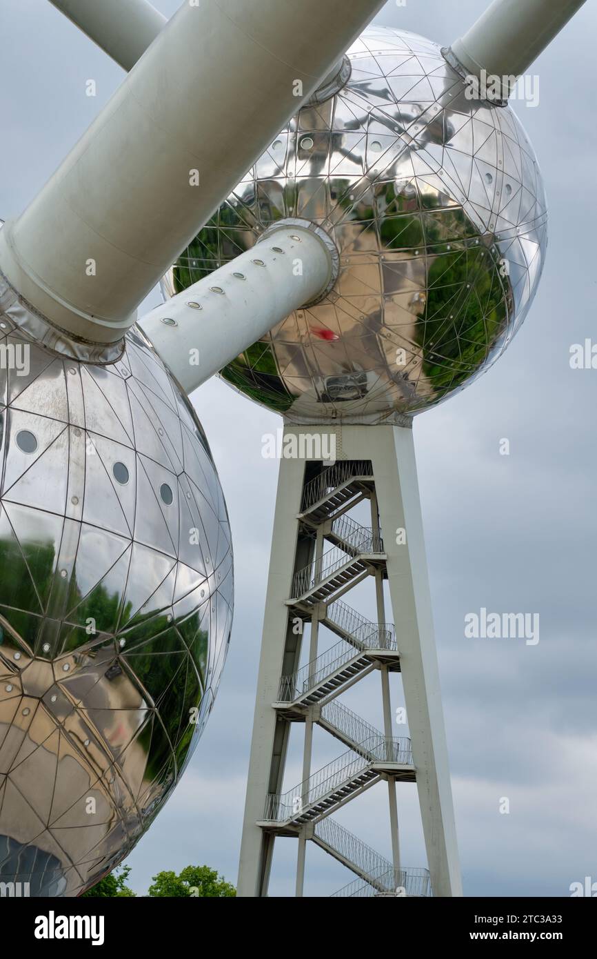 Atomium Brüssel Belgien Stockfoto