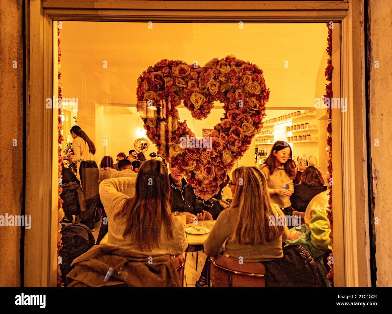 Italien Piemont Turin Historisches Zentrum Via san Dalmazzo lokal Stockfoto