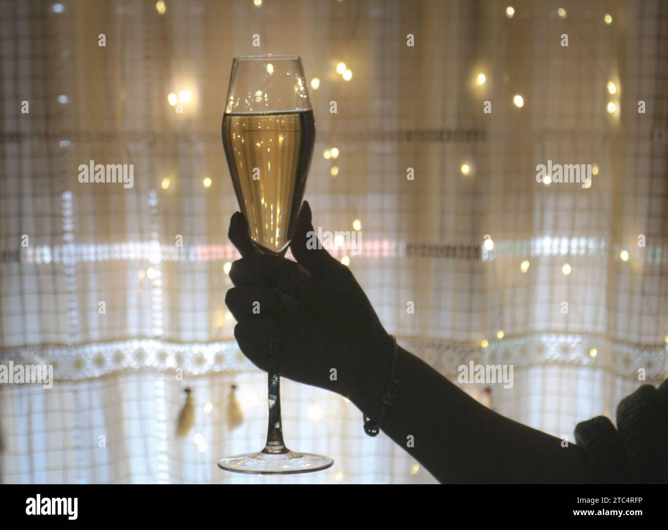 Glas Wein Stockfoto