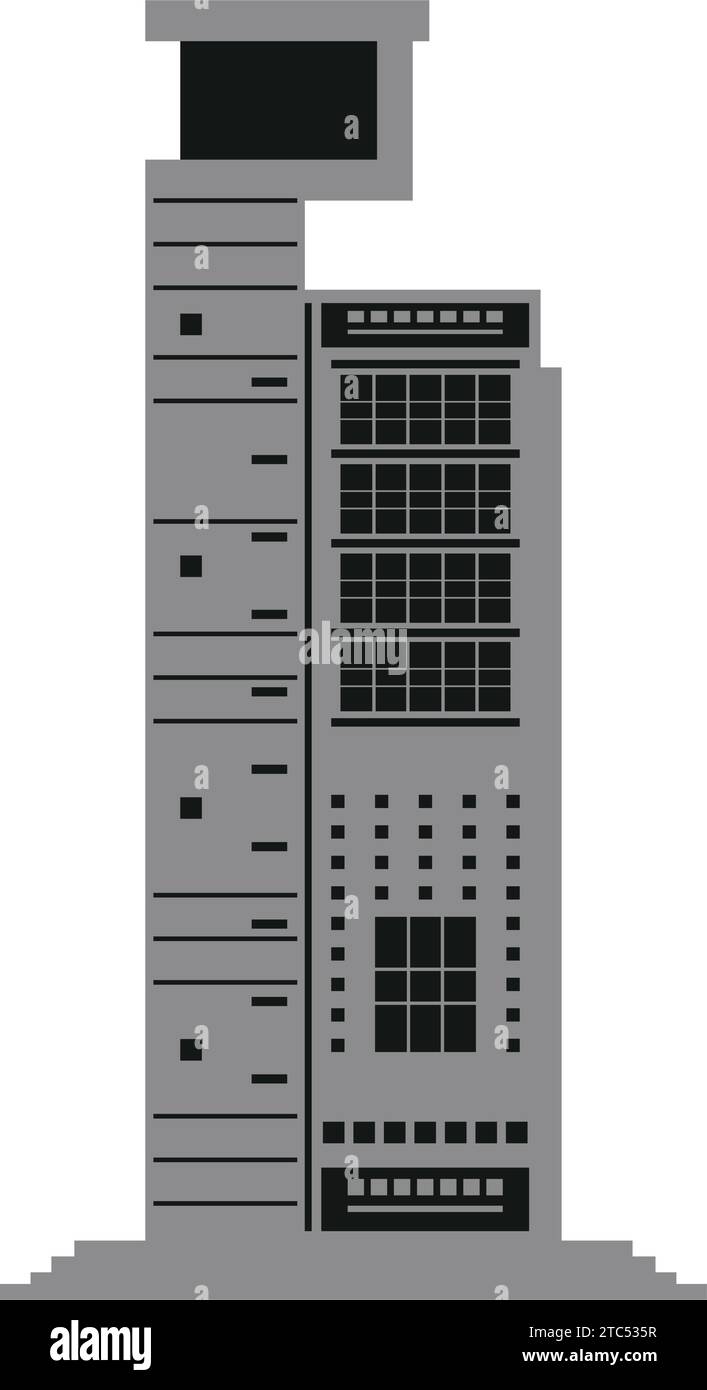 pakistan Wahrzeichen Tower mcb Stock Vektor