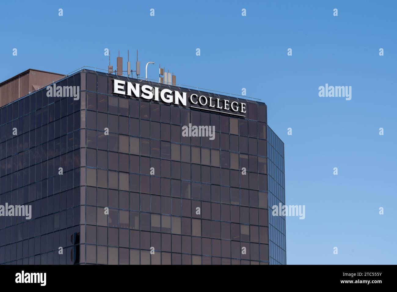 Ensign College in Salt Lake City, Utah, USA Stockfoto