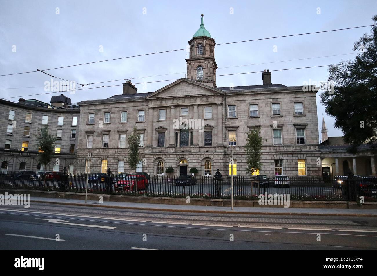 Dublino - Rotunda Hospital in Parnell Street prima dell'alba Stockfoto