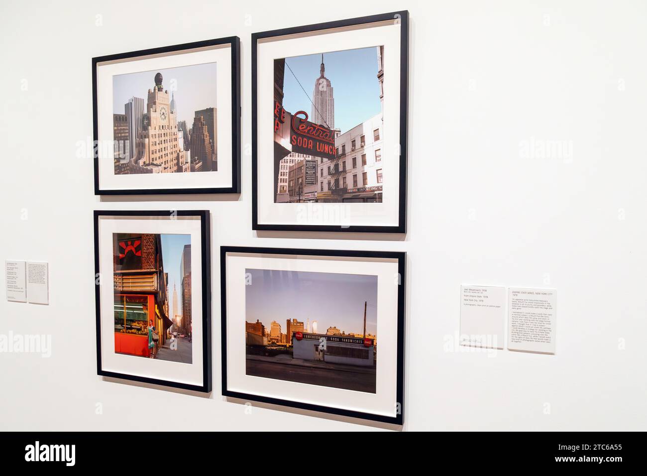 Joel Meyerowitz Ausstellung in der Tate Modern Art Gallery, London, Großbritannien Stockfoto