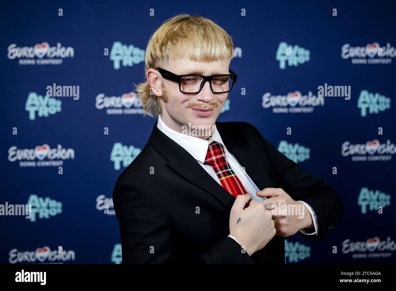 HILVERSUM - Joost Klein bei der Präsentation des niederländischen ...