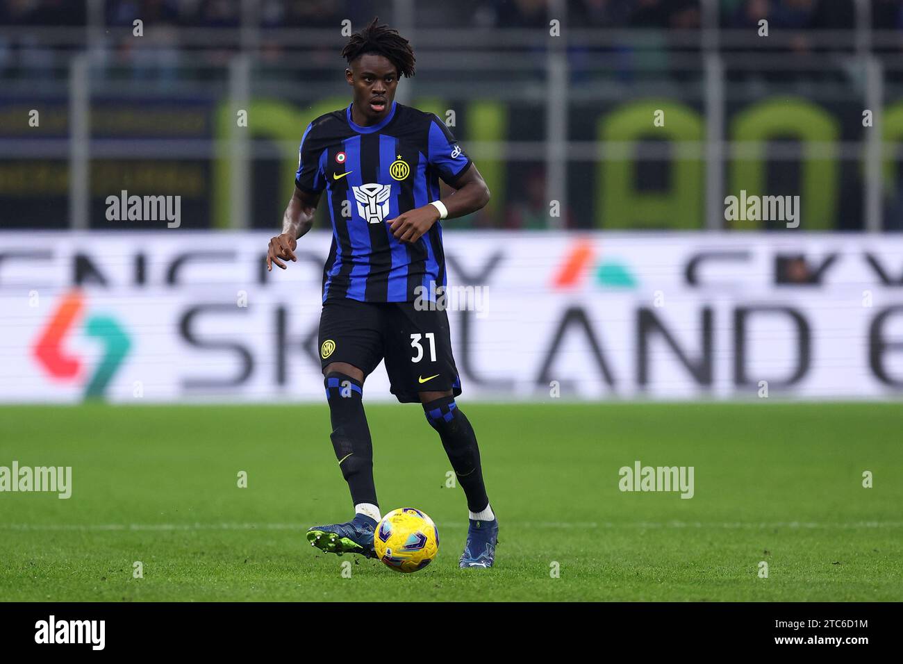 Yann Aurel Bisseck vom FC Internazionale im Spiel der Serie A zwischen