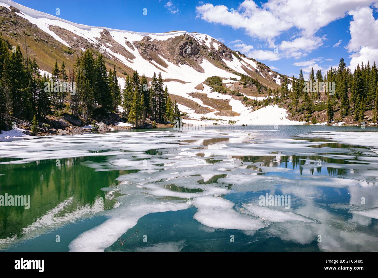 Lost Lake in der Eagles Nest Wilderness, Colorado Stockfoto