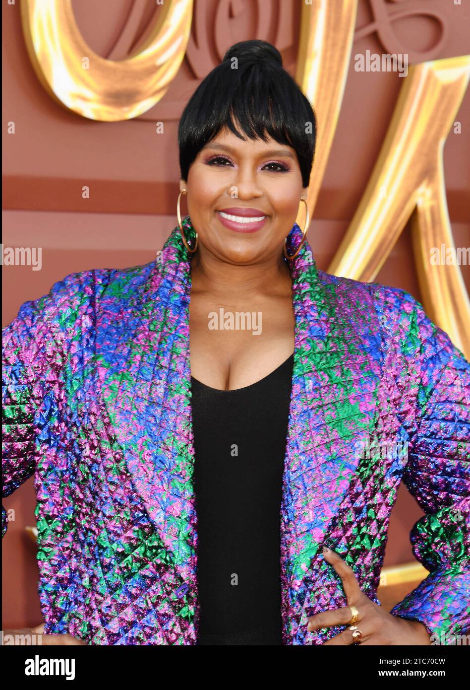 LOS ANGELES, KALIFORNIEN – 10. DEZEMBER: Natasha Rothwell nimmt an der Los Angeles Premiere von Warner Bros. Teil Wonka im Regency Village Theatre am 10. Dezember 2023 in Los Angeles, Kalifornien. Copyright: XJeffreyxMayerx Stockfoto