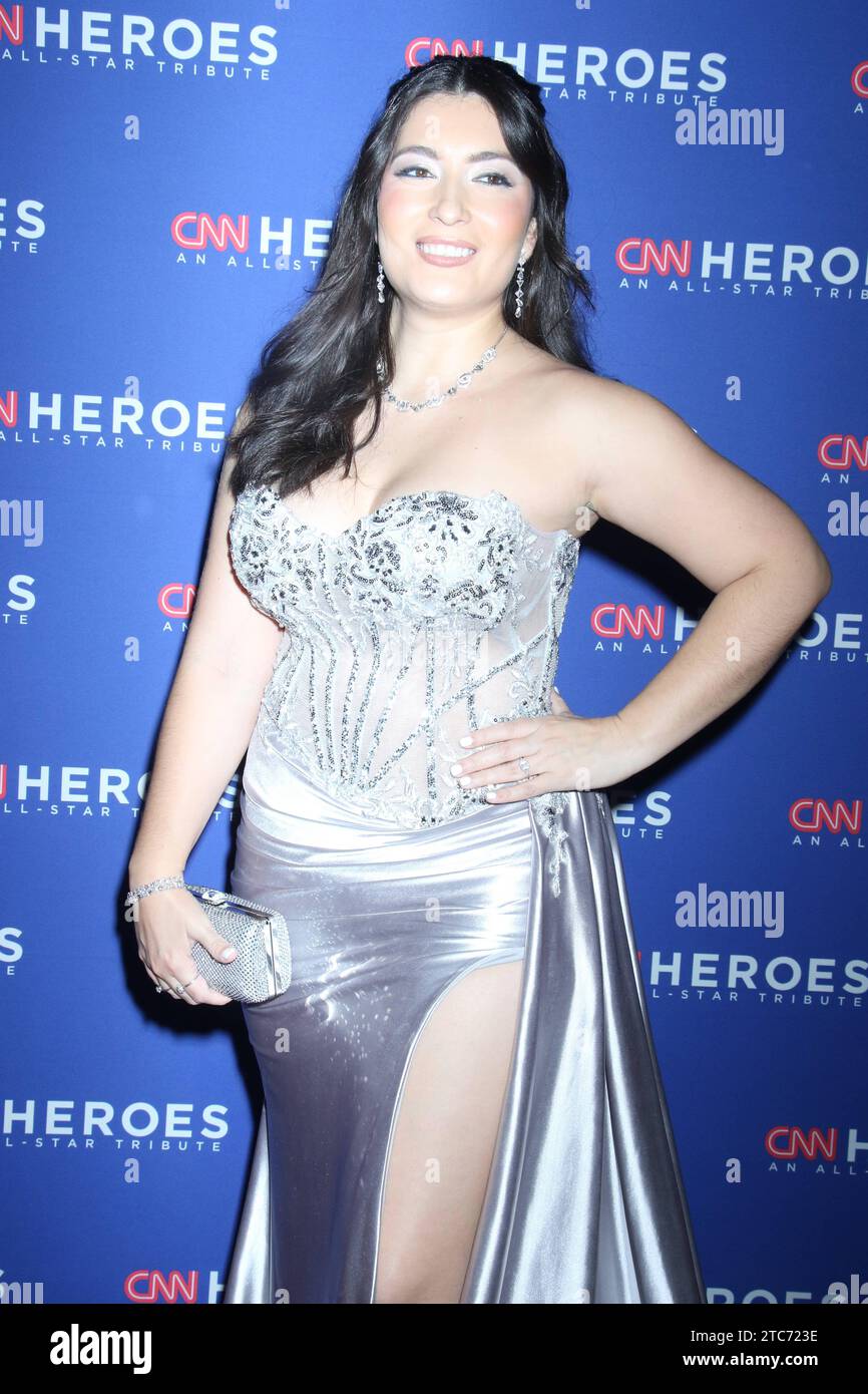 Am 10. Dezember 2023 nahm Estefania Rebellon am 17. Jährlichen CNN Heroes: An All-Star Tribute im American Museum of Natural History in New York Teil. Dezember 2023 Copyright: XRWx Credit: Imago/Alamy Live News Stockfoto