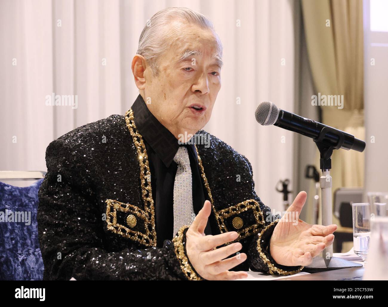 Tokio, Japan. Dezember 2023. Der japanische Erfinder Yoshiro Nakamatsu