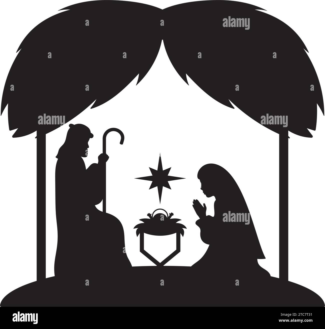 Symbol der heiligen Familienmanagerin Stock Vektor