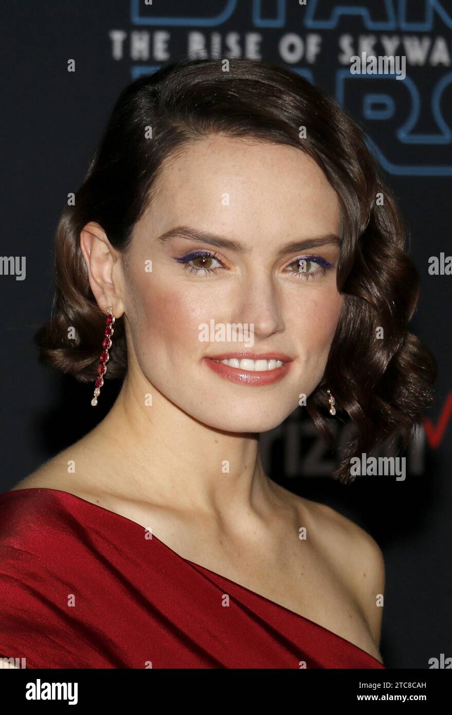 Daisy Ridley bei der Weltpremiere von Disney's Star Wars: The Rise of Skywalker, die am 16. Dezember 2019 im Dolby Theatre in Hollywood, USA stattfand Stockfoto