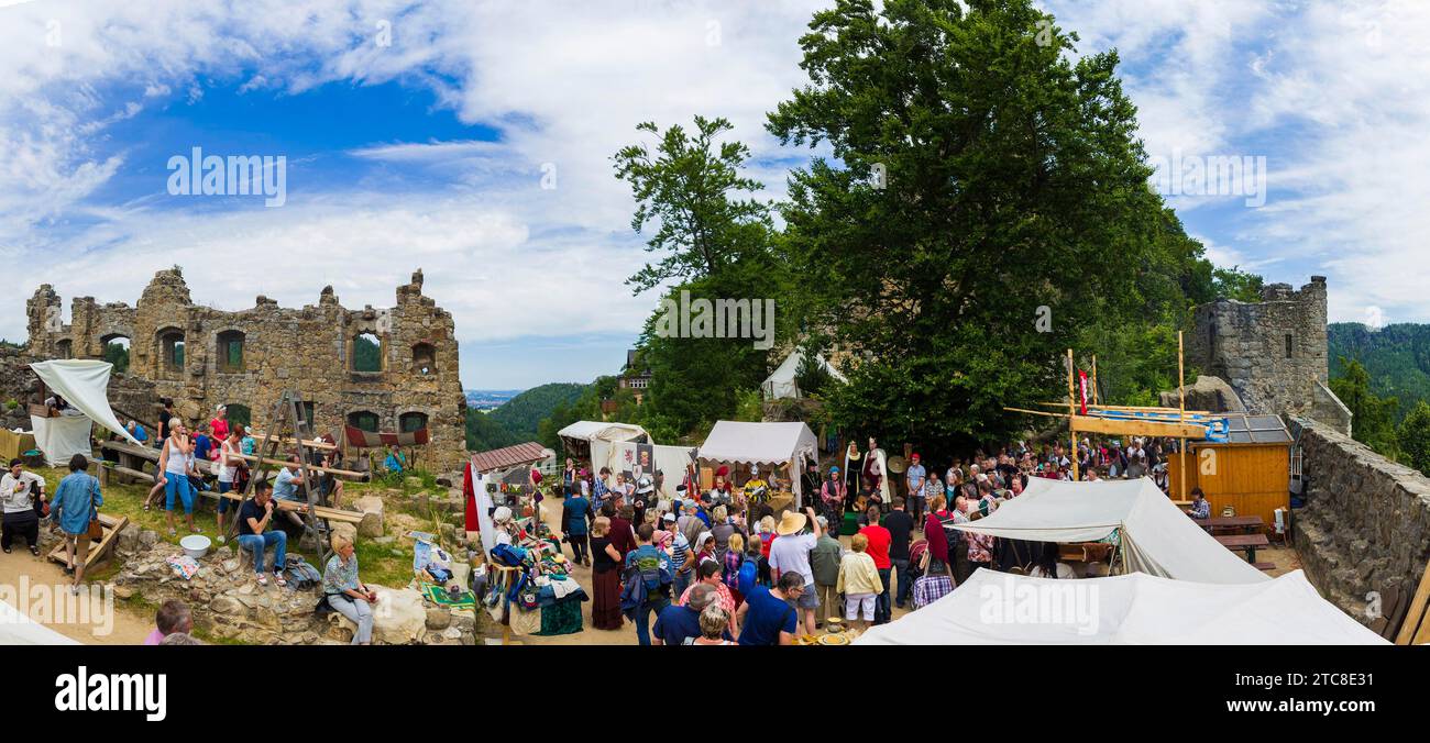 Oybin Castle Festival Stockfoto