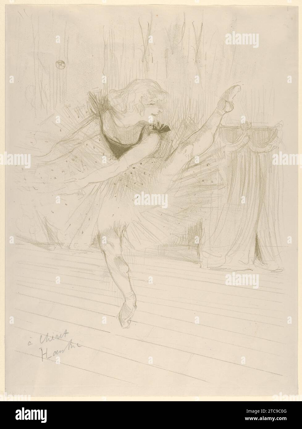 Miss Ida Heath, englischer Tänzer 1958 von Henri de Toulouse-Lautrec Stockfoto