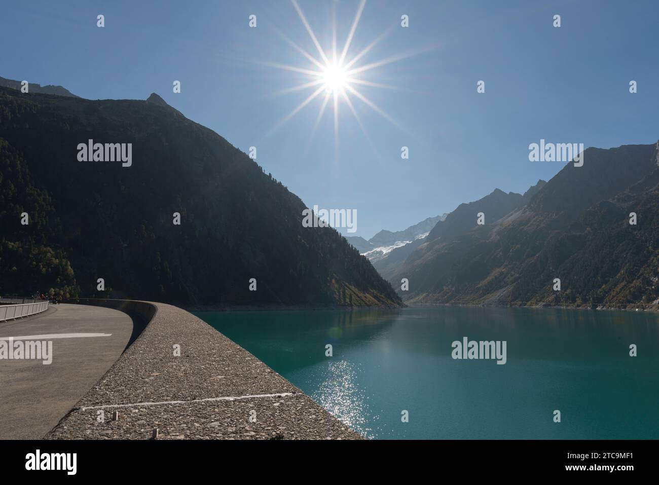 Schlegeis-Stausee (1782 m ü.d.M.), Zillertaler Alpen, Nationalpark, Tirol, Österreich, Europa Stockfoto