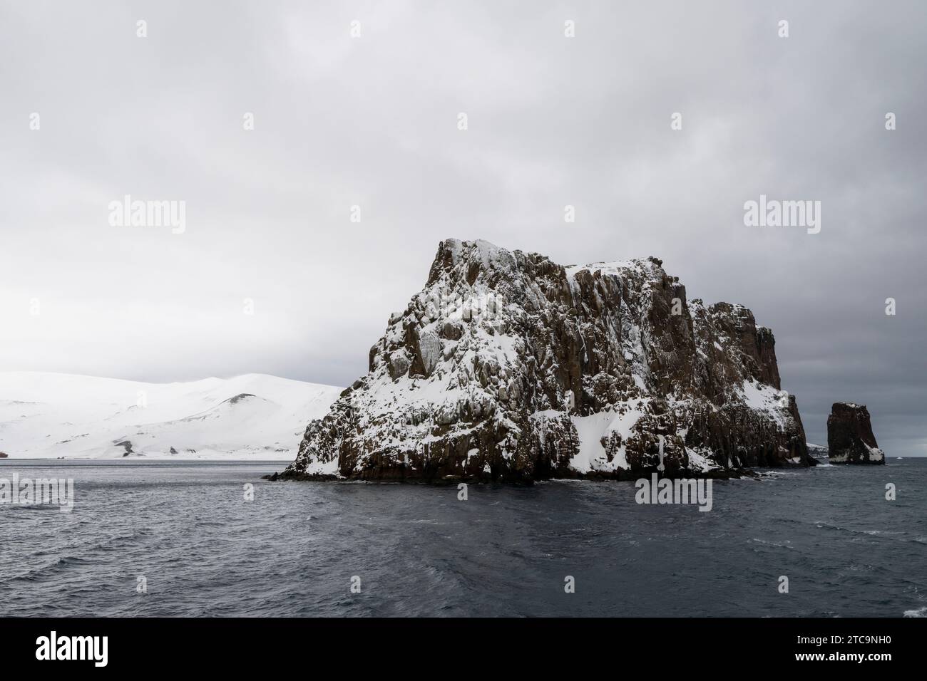 Antarcica, South Shetland Islands, Deception Island, Lavebrua Island. Stockfoto