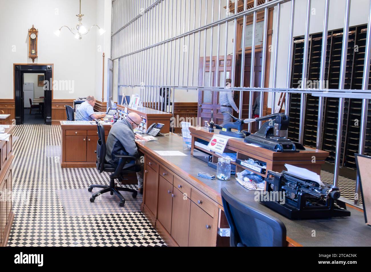 Austin, Texas - 3. November 2023: Im Kapitolgebäude des Bundesstaats Texas in Austin, USA. Stockfoto