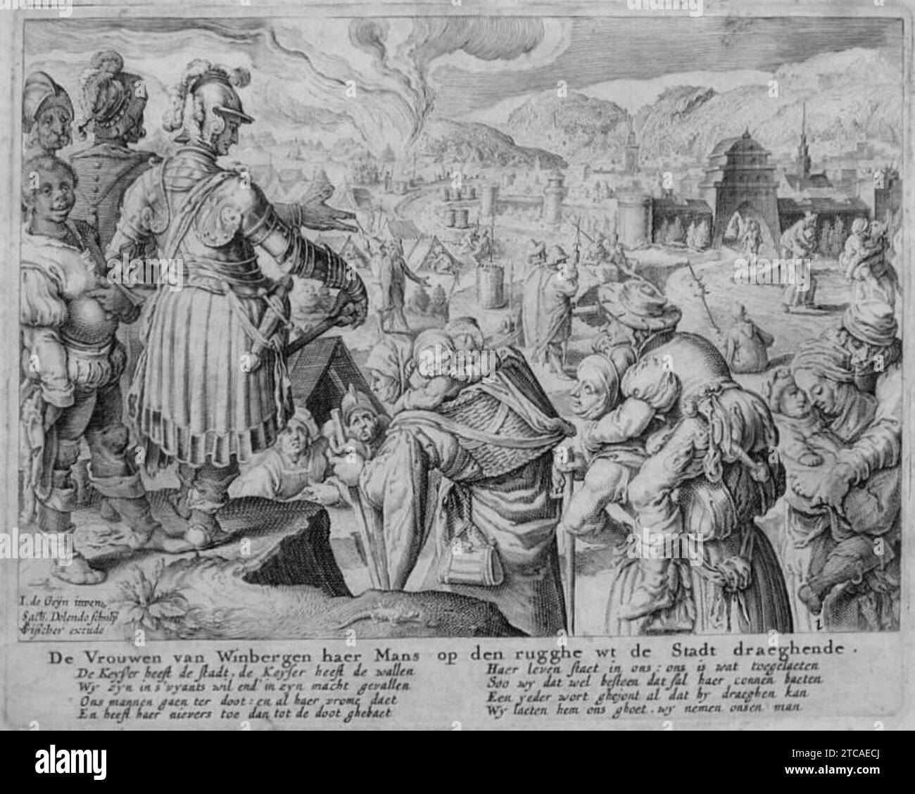 Weiber von Weinsberg Zacharias Dolendo 16 Jhdt. Stockfoto