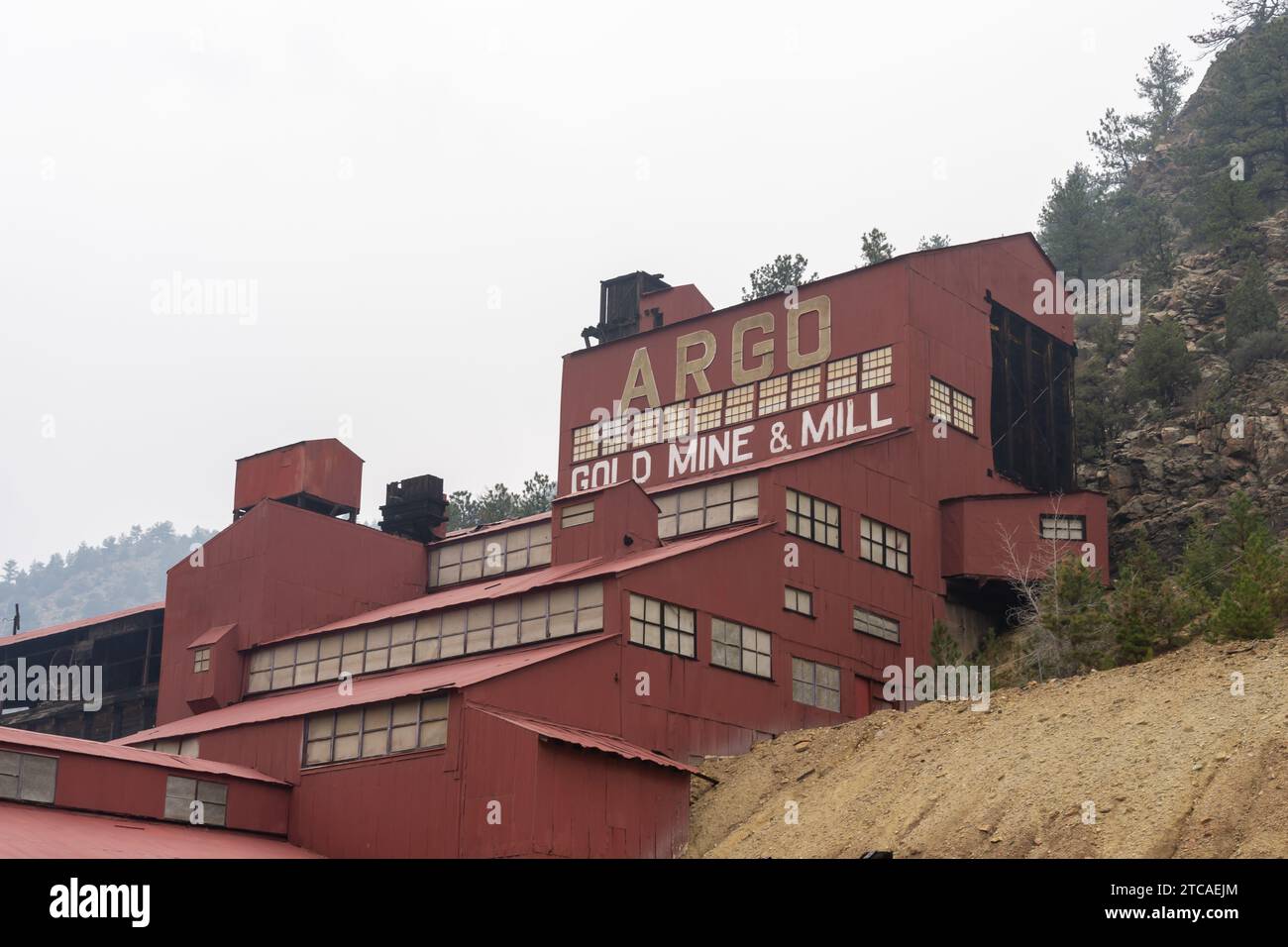 Argo Gold Mill and Tunnel Museum in Idaho Springs, Colorado, USA Stockfoto
