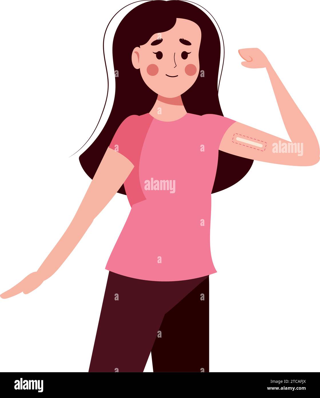 Empfängnisverhütungsplanung bei Frauen Stock Vektor