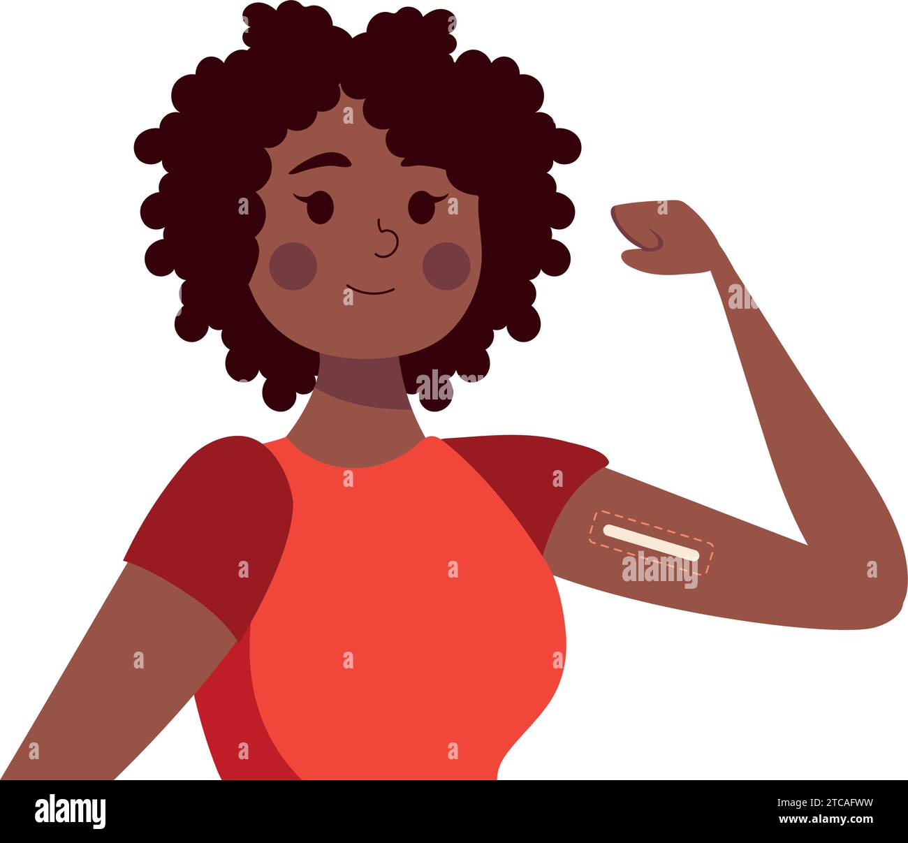 Frau und Kontrazeptiva Stock Vektor