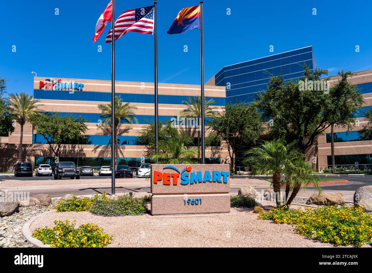 Petsmart Hauptsitz in Phoenix, AZ, USA Stockfoto