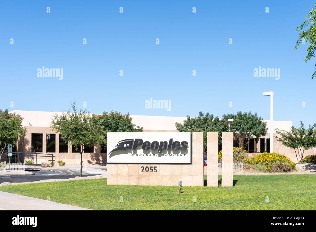 Hauptsitz der People Mortgage Company in Tempe, AZ, USA Stockfoto