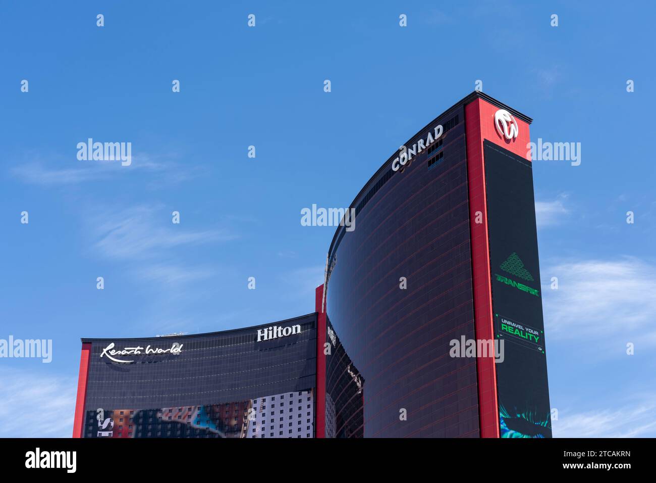 Conrad Las Vegas im Resorts World in Las Vegas, Nevada, USA Stockfoto