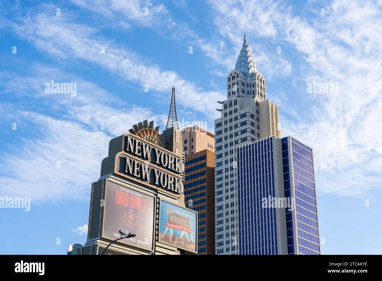 New York-New York Hotel and Casino in Las Vegas, NV, USA Stockfoto