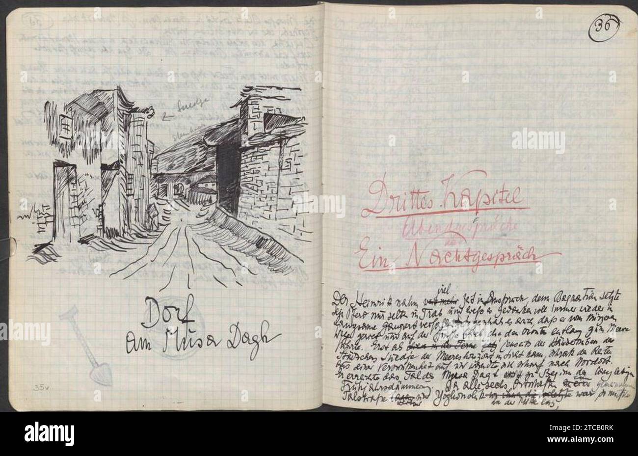 Werfel musa dagh. Stockfoto