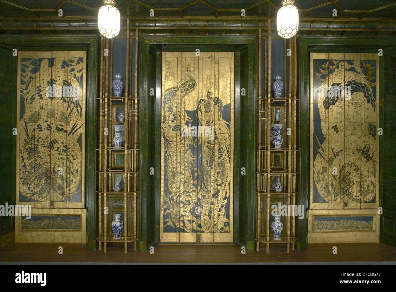 Whistler - Harmony in Blue and Gold The Peacock Room, FS-6945 06. Stockfoto