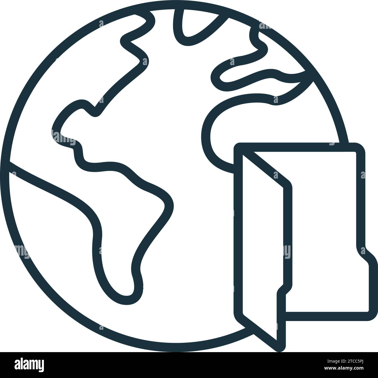 Symbol für globale Daten. Monochromes einfaches Schild aus der Datenanalysesammlung. Globales Datensymbol für Logo, Vorlagen, Webdesign und Infografiken. Stock Vektor