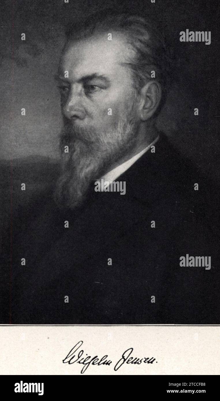 Wilhelm Jensen 1906 (zugeschnitten). Stockfoto